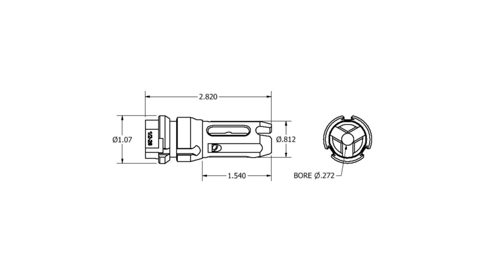 Blackout Defense Keymo Hybrid Flash Hider/Comp | 10% Off w/ Free S&H