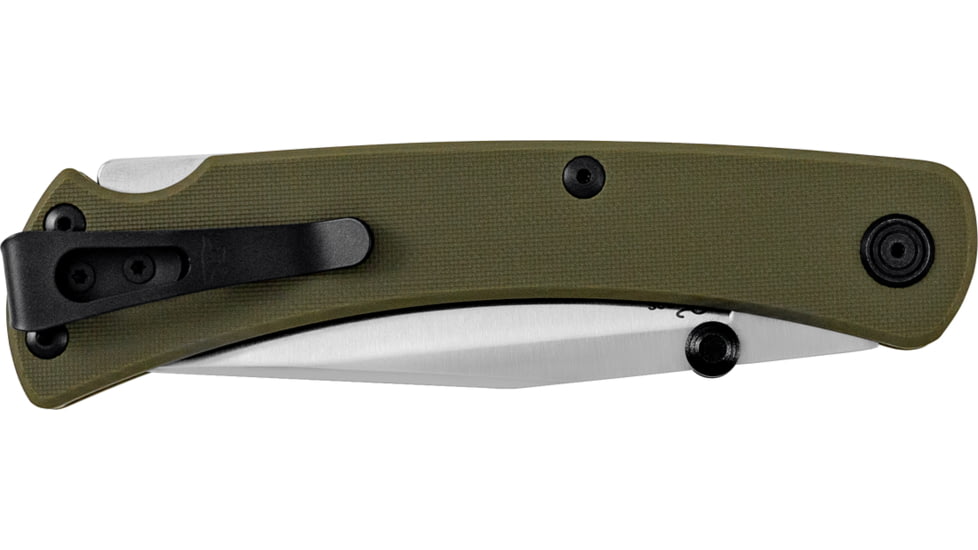 Buck Knives 110 Slim Pro TRX Knife, 3.75in, S30V Stainless Steel, Straight, G10, Satin, Orange, 0110ORS3B/13263