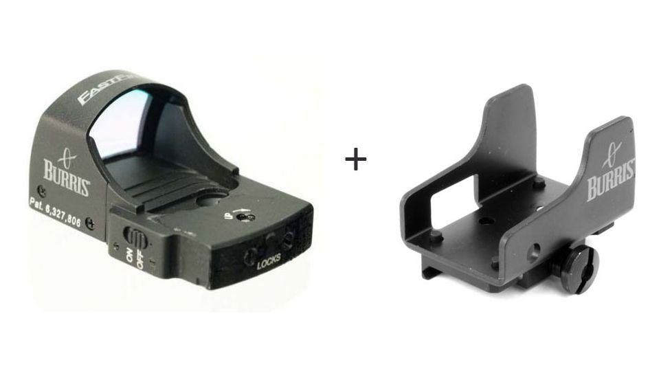 Burris 300233 FastFire II without Mount - 4 MOA Dot, w/ Burris FastFire Mounting Plate, 410330