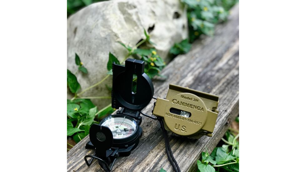 Cammenga Official US Military Tritium Lensatic Compass, Clam Pack, 3HCS