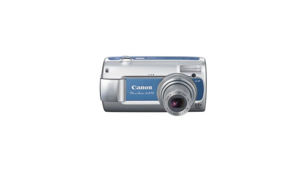 Canon Powershot A470 Digital Camera - 7MP, 4x Optical Zoom 2463B001