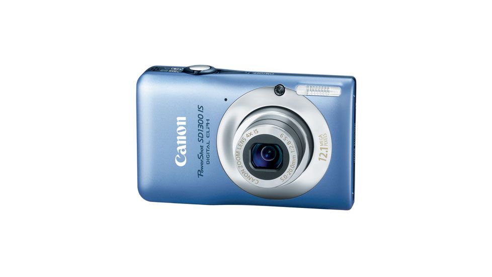 Canon 12.1 Megapixel PowerShot SD1300 IS Digital ELPH Kit w/ 2.7