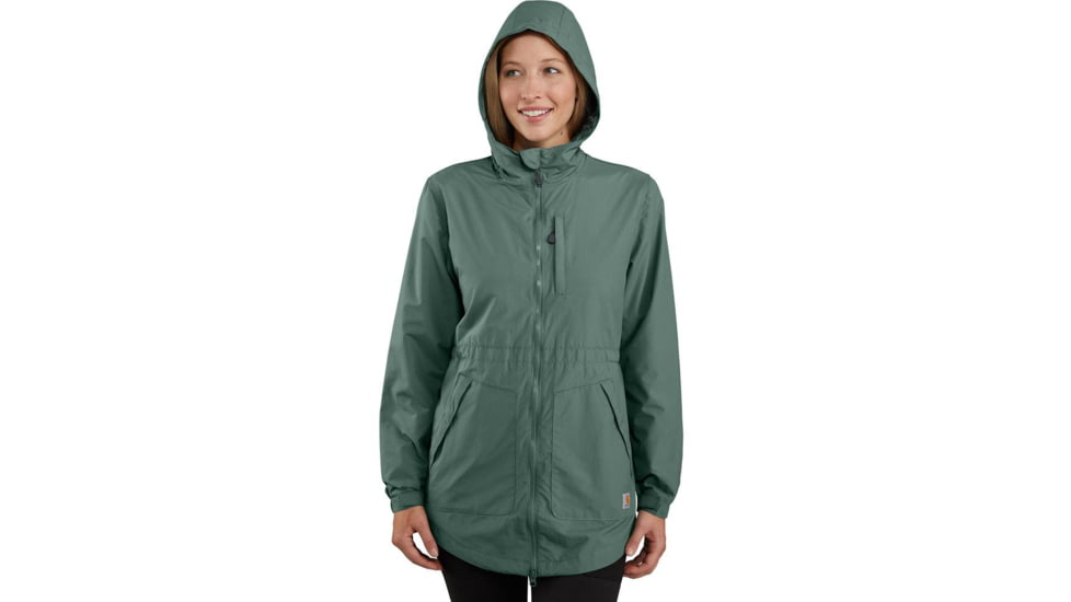 carhartt rain defender hooded lightweight coat for ladies