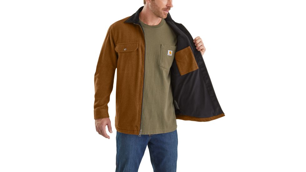 carhartt pawnee zip shirt jacket