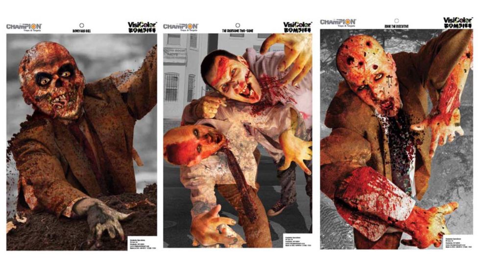 Champion VisiColor Zombie Targets 6 Pack 