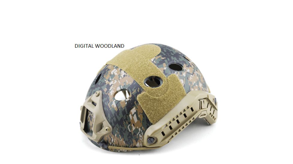 Chase Tactical Bump Helmet Non Ballistic, Digital Woodland, One Size, CT-BUMP1-DW