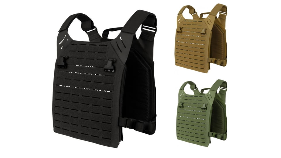 Condor Lcs Vanquish Plate Carrier, Black, Coyote Brown, Olive Drab