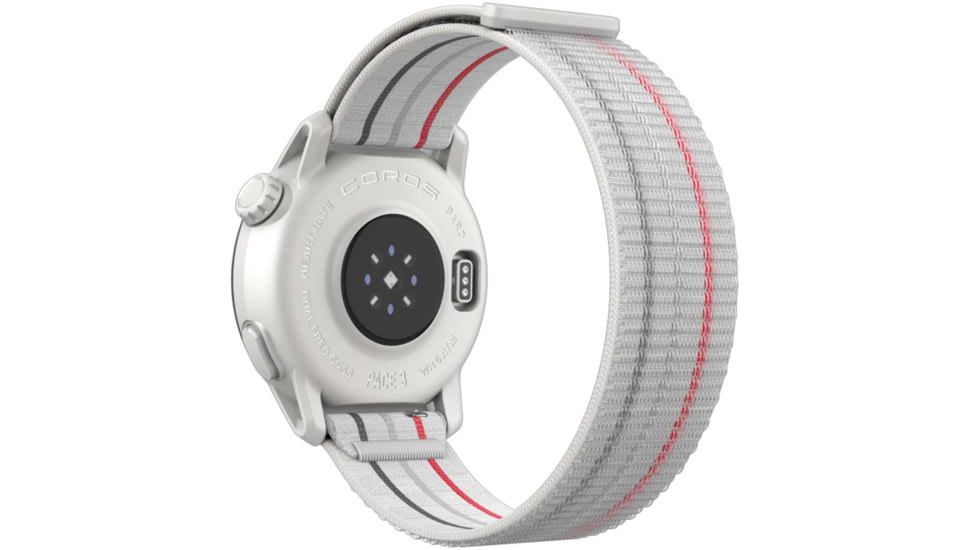 COROS Pace 3 GPS w/ Nylon Watch Sport Watch, White, WPACE3-WHT-N