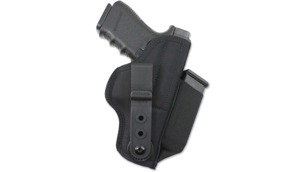 DeSantis Tuck-This II IWB Nylon Holster, SIG Sauer P365, Springfield Armory Hellcat 3in, Ambidextrous, Nylon, Black, M24BJ8JZ0