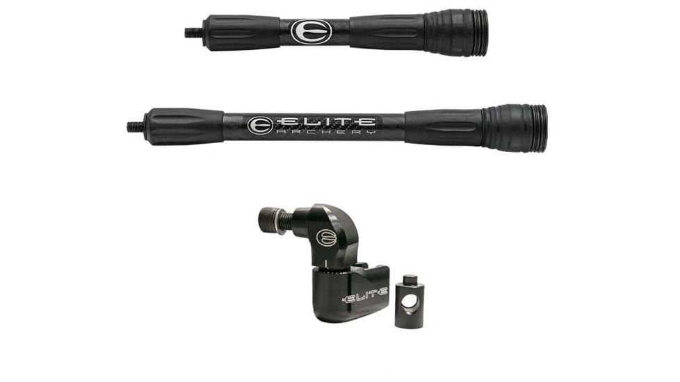 Elite Archery Elite Carbon Stabilizer Kit, Black, 8/11in, SR-KT-00004