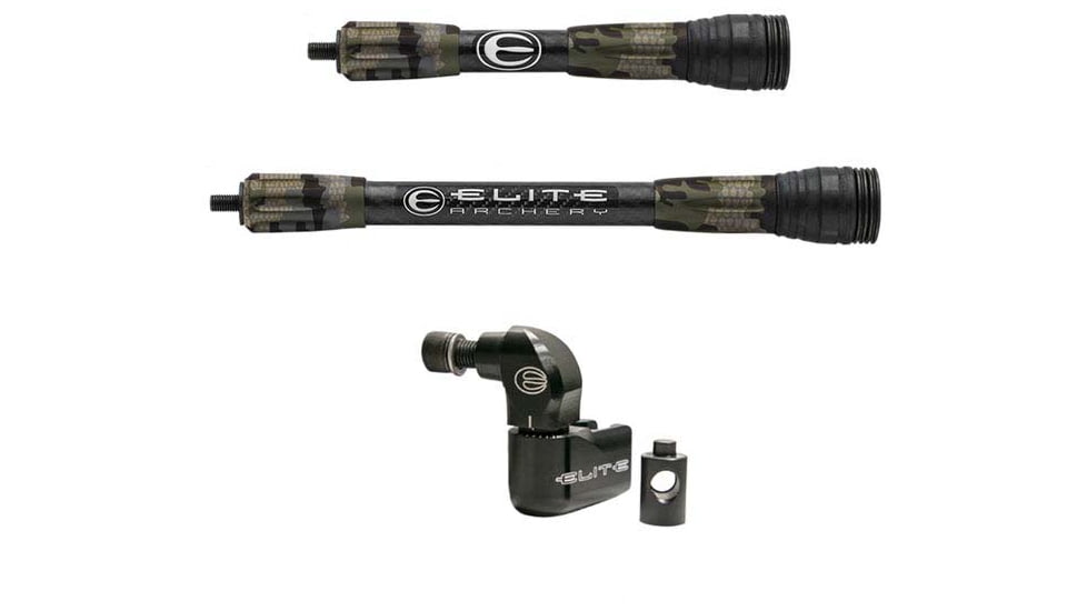 Elite Archery Elite Carbon Stabilizer Kit, Verde, 8/11in, SR-KT-00003