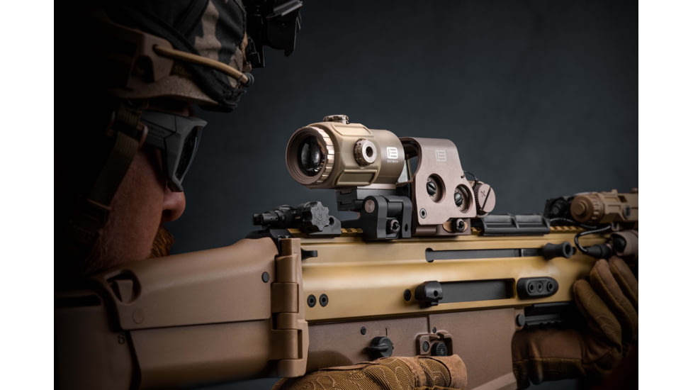 EOTech HWS EXPS 3 Circle Red Dot Sight, 2 Dot Reticle, w/Standard, Tan, EXPS3-2TAN