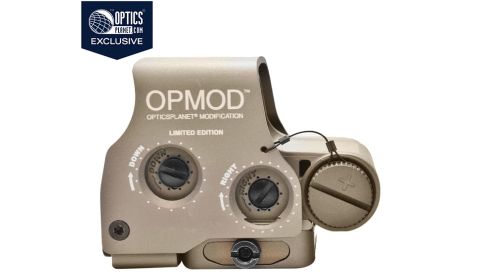 EOTech OPMOD EXPS 3 Holographic Reflex Red Dot Sight, 1 MOA Dot Reticle, Tan, EXPS3-4 TAN OP