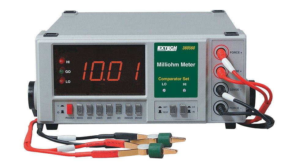 Extech Instruments Milliohm Meter, Tool | Up to $25.99 Off w/ Free
