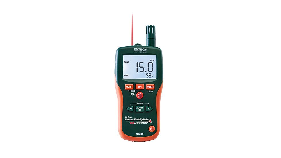 Extech Instruments Moisture Meter With Limited Nist Mo290, MO290-NISTL