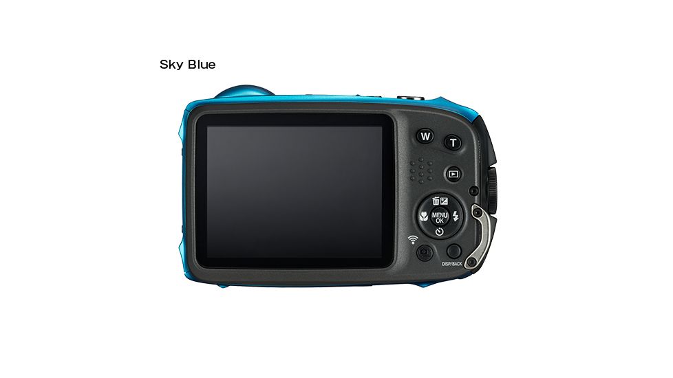 Fujifilm FinePix XP130 Underwater Digital Camera, 16.4 MP, 1080p Full HD Video, w/Optical Image Stabilization, Skyblue, 600019826