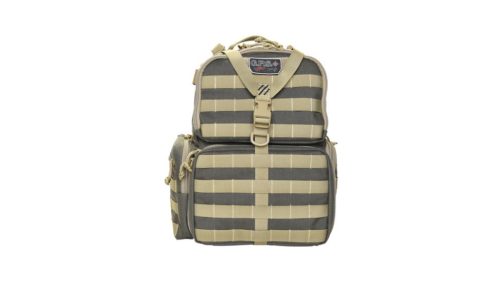 GPS Tactical Range Backpack, Rifle Green Khaki, GPS-T1612BPRK