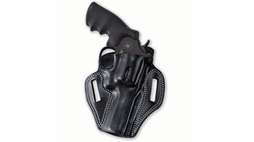 Galco Combat Master Concealment Leather Holster - Right Hand, Black, S&amp;W L Fr 4 in., Colt 4in. and Taurus 4 in. CM104B