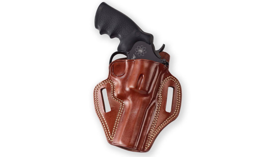 Galco Combat Master Concealment Leather Holster - Right Hand, Tan, S&amp;W L Fr 4 in., Colt 4in. and Taurus 4 in. CM104