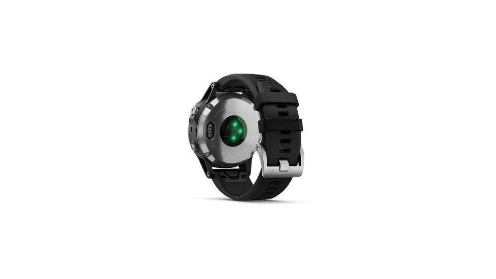 Garmin Fenix 5 Plus, Glass, GPS Watch, NA, Black/Silver 010-01988-10