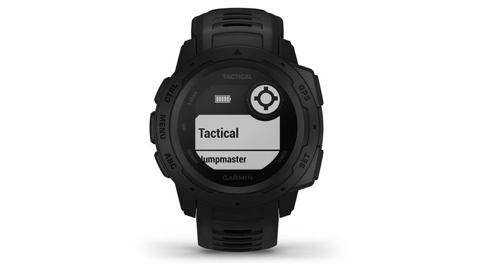 Garmin Instinct Tactical GPS Watch, Black, 010-02064-70