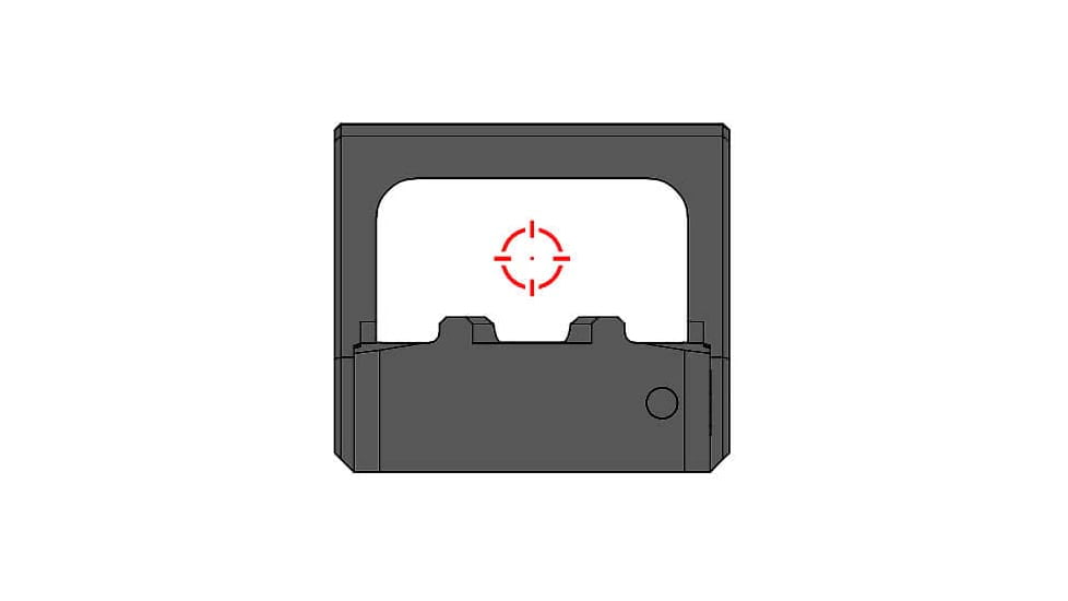 Gideon Optics Rock Reflex Sights, 3 MOA Red Dot Reticle, Black, RK10RD