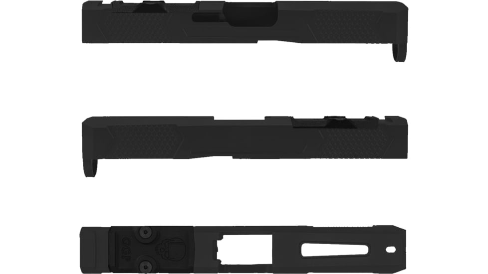 Grey Ghost Precision Glock Version 4 Pistol Slide w/ RMR-DP Pro Cut, for Glock 19 Gen 5, Sniper Grey Cerakote, GGP-19-5-OC-SG-V4