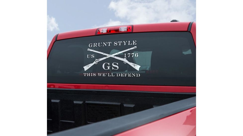Grunt Style Logo Car Window Decal Free Shipping over 49!
