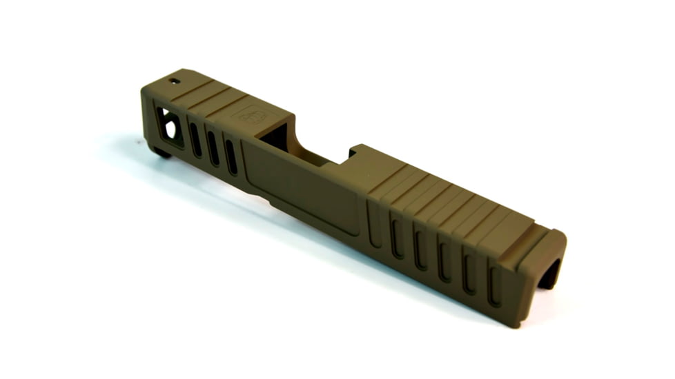 Gun Cuts Juggernaut Slide for Glock 26, No Optic Cut, Flat Dark Earth, GC-G26-JUG-FDE-NO