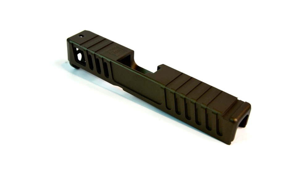 Gun Cuts Juggernaut Slide for Glock 26, No Optic Cut, Midnight Bronze, GC-G26-JUG-MBR-NO