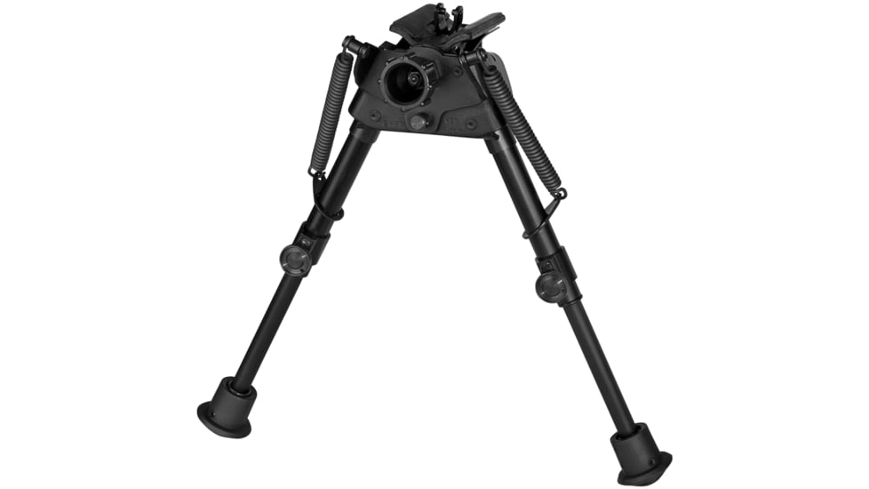 Harris Engineering Sporting BiPod Rotate Self Leveling with Hinged Base, 6-9 in, Black, S-BR2