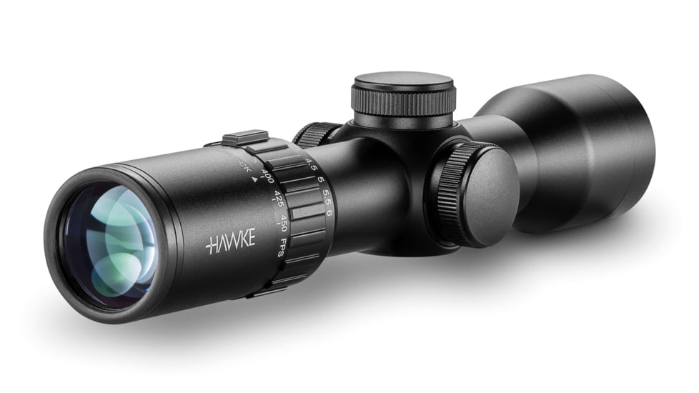 Hawke Sport Optics XB30 Compact 1.5-6x36 SR IR Crossbow Scope, Black, 12226