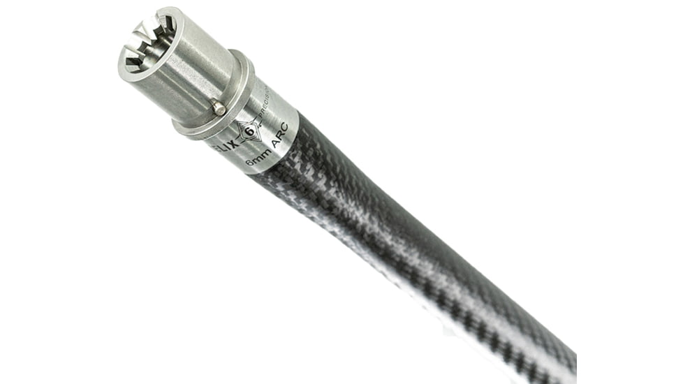 Helix 6 Precision Carbon Fiber 16in 6mm ARC Rifle Barrel, 243cal, 0.75GB, 1-7 Twist, 5/8-24, Black, AR-6ARC7-16R