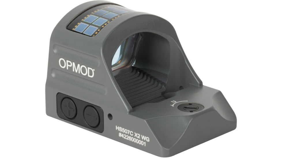 Holosun OPMOD HS507C-X2 Reflex Red Dot Sight, Red 2 MOA Dot and 32 MOA Circle, Wolf Gray