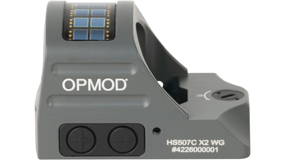 Holosun OPMOD HS507C-X2 Reflex Red Dot Sight, Red 2 MOA Dot and 32 MOA Circle, Wolf Gray