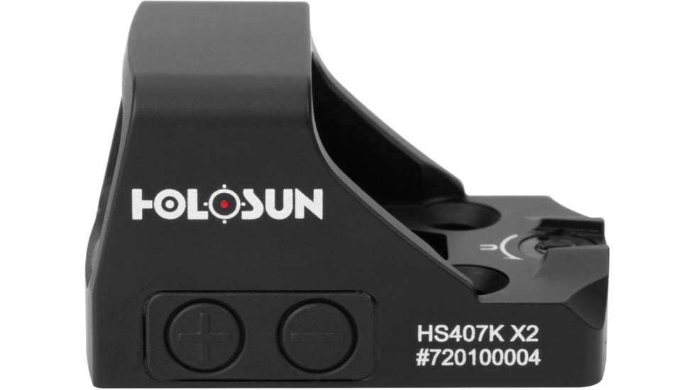 Holosun Sub-compact HS407K-X2 Dot Red Dot Sight, 1x, 6 MOA, Black, HS407K-X2