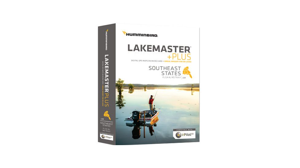 Humminbird Lakemaster+ Maps, Southeastern States, New Condition HUM-600023-5