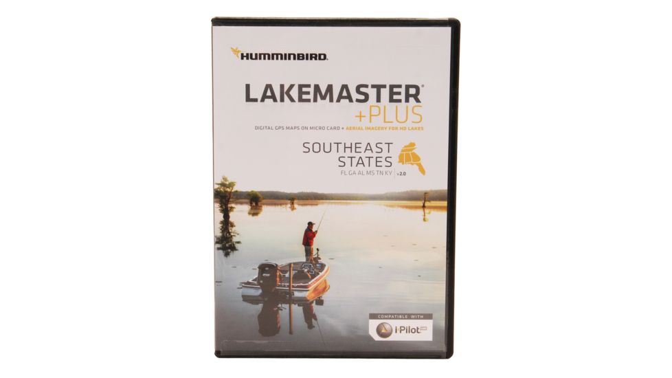 Humminbird Lakemaster+ Maps, Southeastern States, New Condition, 600023-5