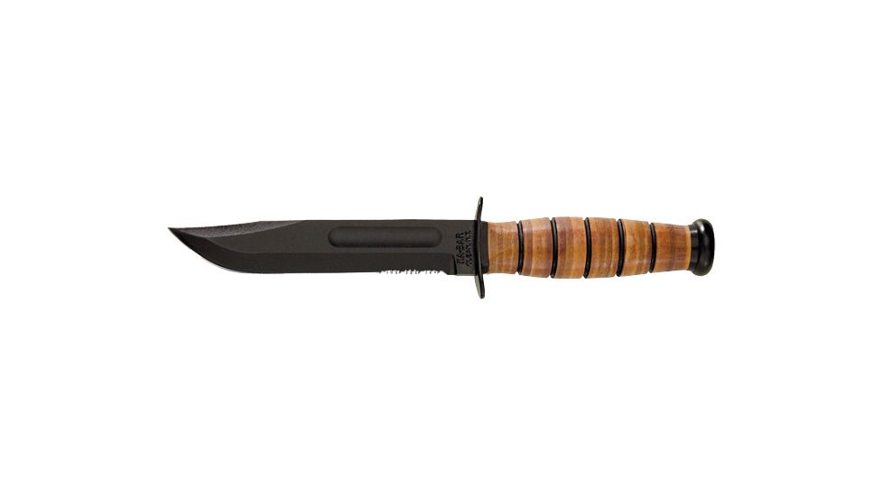 Ka Bar Knives Kb1218 Serrated 7in Usmc Knife