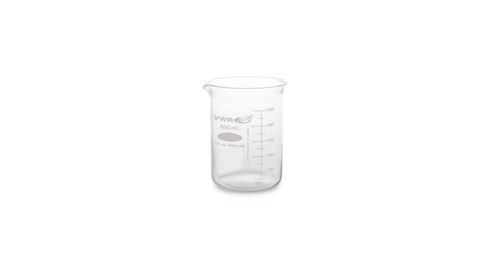 Kimblekontes Griffin Low Form Beakers With Double Capacity Scale Borosilicate Glass Vw14000 7252