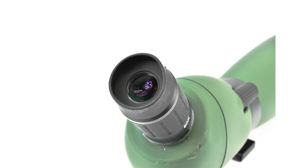 Konus KonuSpot-80 20-60x80 Angled Spotting Scope,Tripod/Case/Camera &amp; Smartphone Adapter, Green, 7120B