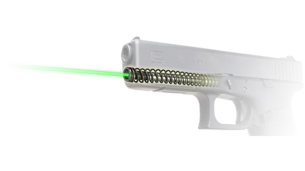 LaserMax Guide Rod Laser Sight, 5mW Green Laser, Glock 17/17 MOS/34 MOS, Gen5, LMS-G5-17G