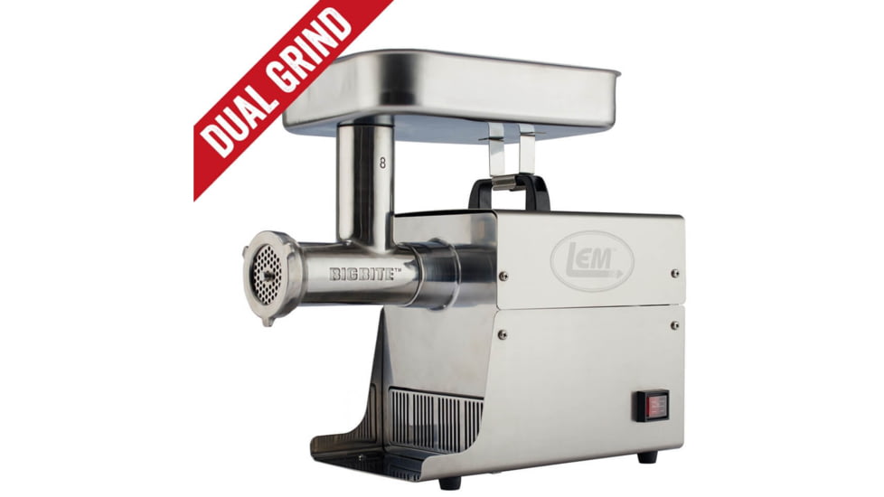 LEM Products Dual Grind 8 Big Bite Meat Grinder 20.00 Off 5 Star