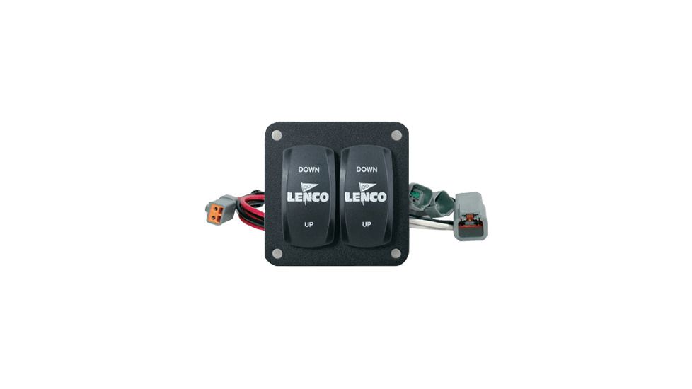 Lenco Trim Tab Switch Kit, Double Rocker Free Shipping over 49!