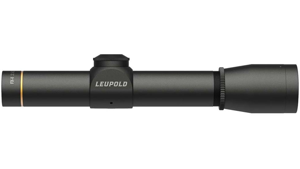 Leupold FX-II Ultralight 2.5x20mm Rifle Scope, 1 in Tube, Second Focal Plane, Black, Matte, Non-Illuminated Wide Duplex Reticle, MOA Adjustment, 58450