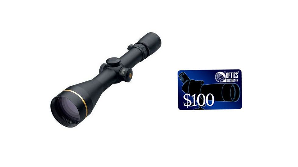 Leupold VX-3 4.5-14x50mm Long Range Rifle Scope Matte and Duplex Reticle, FREE 100 OpticsPlanet E-Gift Certificate
