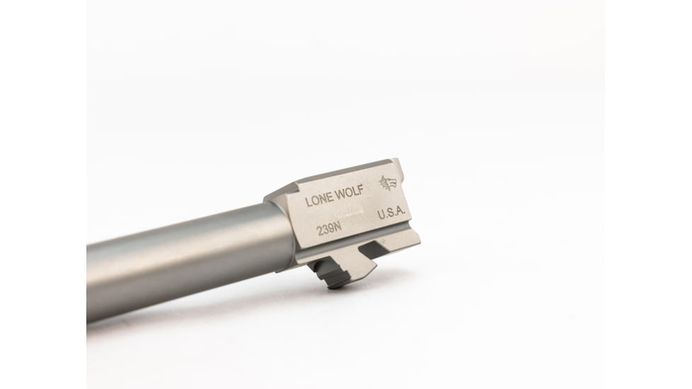 Lone Wolf Arms Glock 23/32 9mm Conversion Barrel, Stock Length, Raw Stainless, LWD-239N