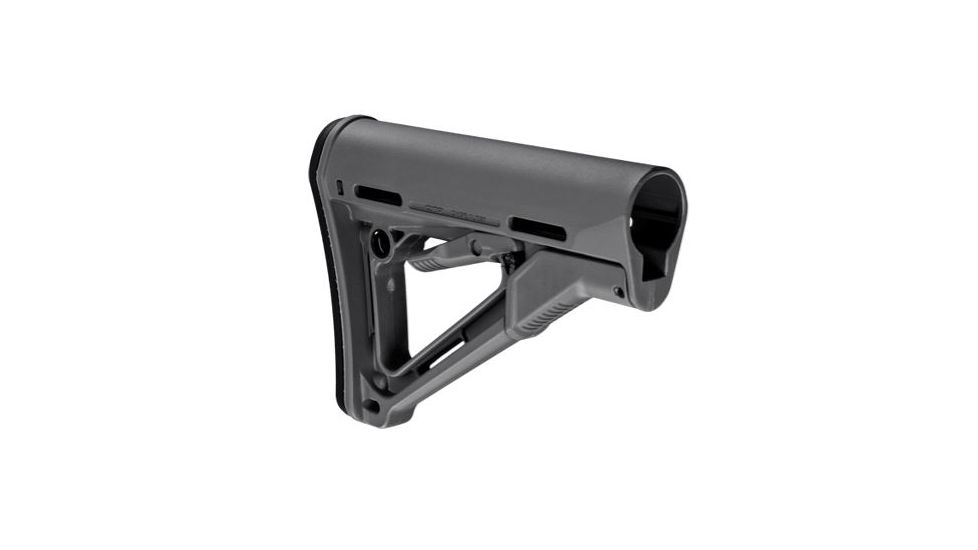 Magpul Industries CTR Rifle Stock, Mil-Spec, Fits AR-15/M-16, Gray MPIMAG310GRY