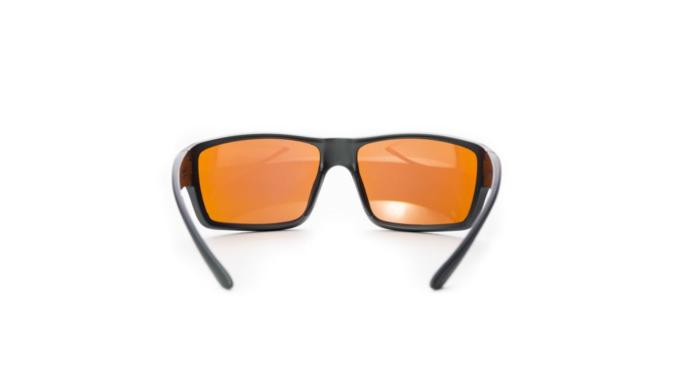 Magpul Industries Summit Sunglasses w/Polycarbonate Lens, Matte Gray Frame, Rose Lens w/ Blue Lens Mirror, P 250-028-025