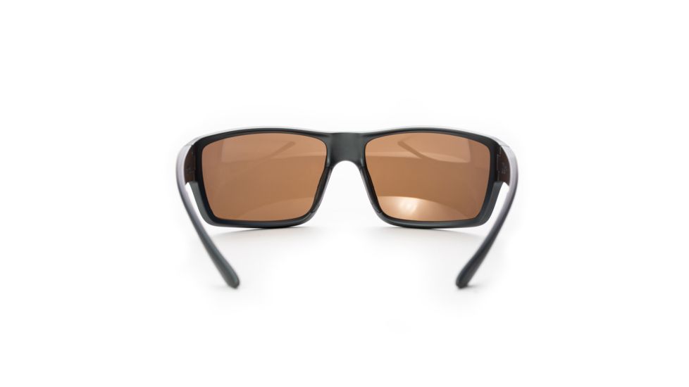 Magpul Industries Summit Sunglasses w/Polycarbonate Lens, Matte Gray Frame, Bronze Lens w/ Gold Lens Mirror, 250-028-026